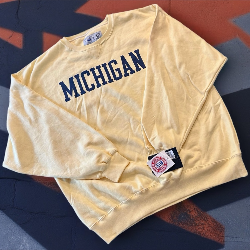 NWT Vintage Michigan Sweatshirt - Picture 6 of 6